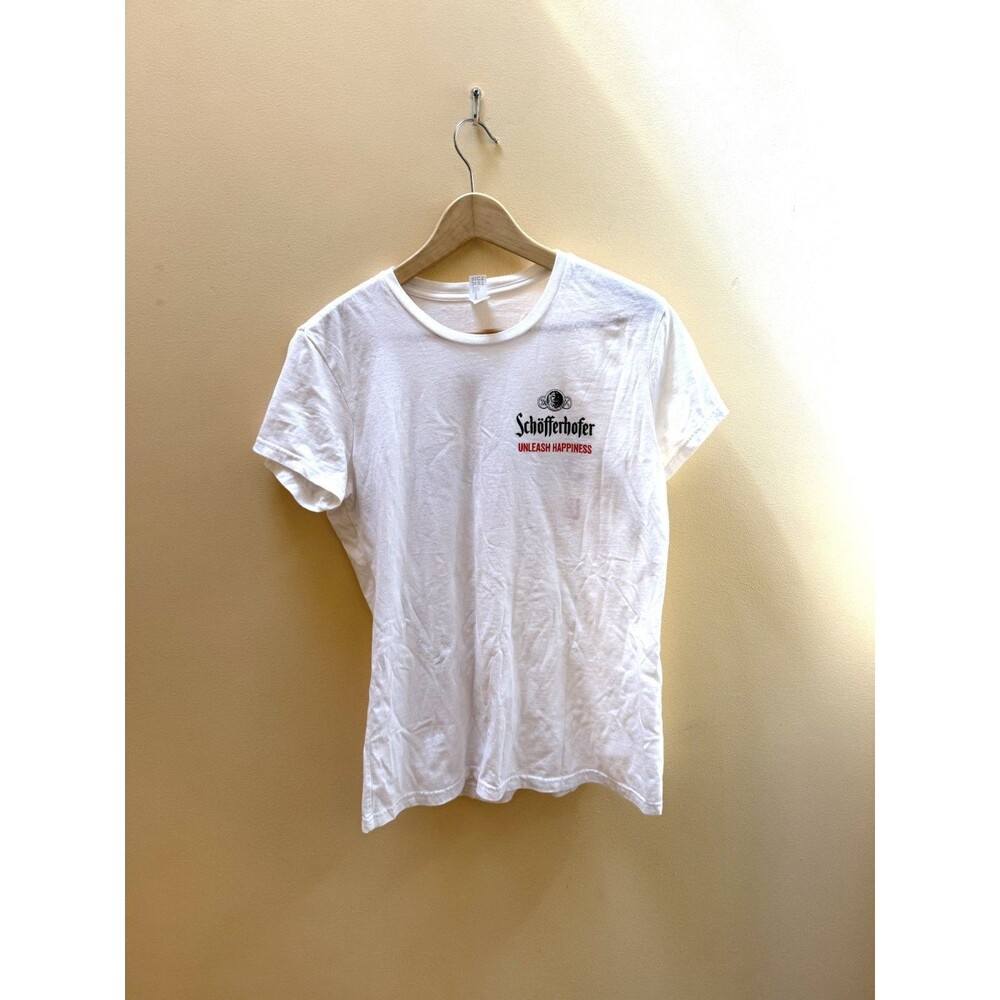 Schofferhofer German Beer Men’s Women’s White Graphic Short Sleeve T-Shirt XL